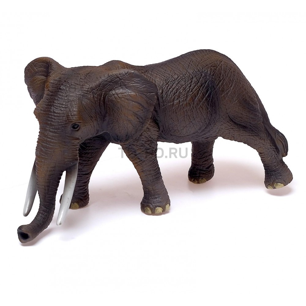 Фигурка животного «Саванный слон», длина 32 см