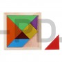 Головоломка «Танграм» квадратная, фигуры 7 деталей, 7 цветов