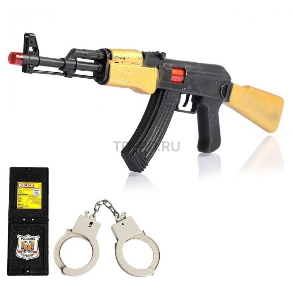 Набор полицейского «Захват», с АК-47, 3 предмета