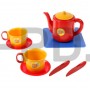Посуда для кукол «Набор чашек с чайником», 8 элементов