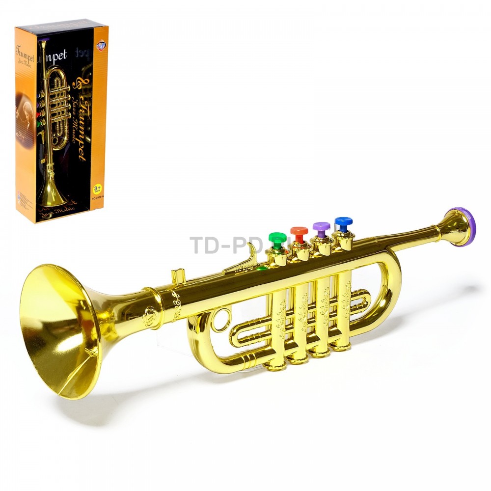 Игрушка музыкальная «Труба», цвета МИКС