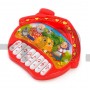 Музыкальная игрушка-пианино «Любимые сказки», звук, батарейки, цвет красный