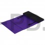 Коврик гимнастический детский 145 х 50 см, толщина 1 см, цвет чёрный/фиолетовый