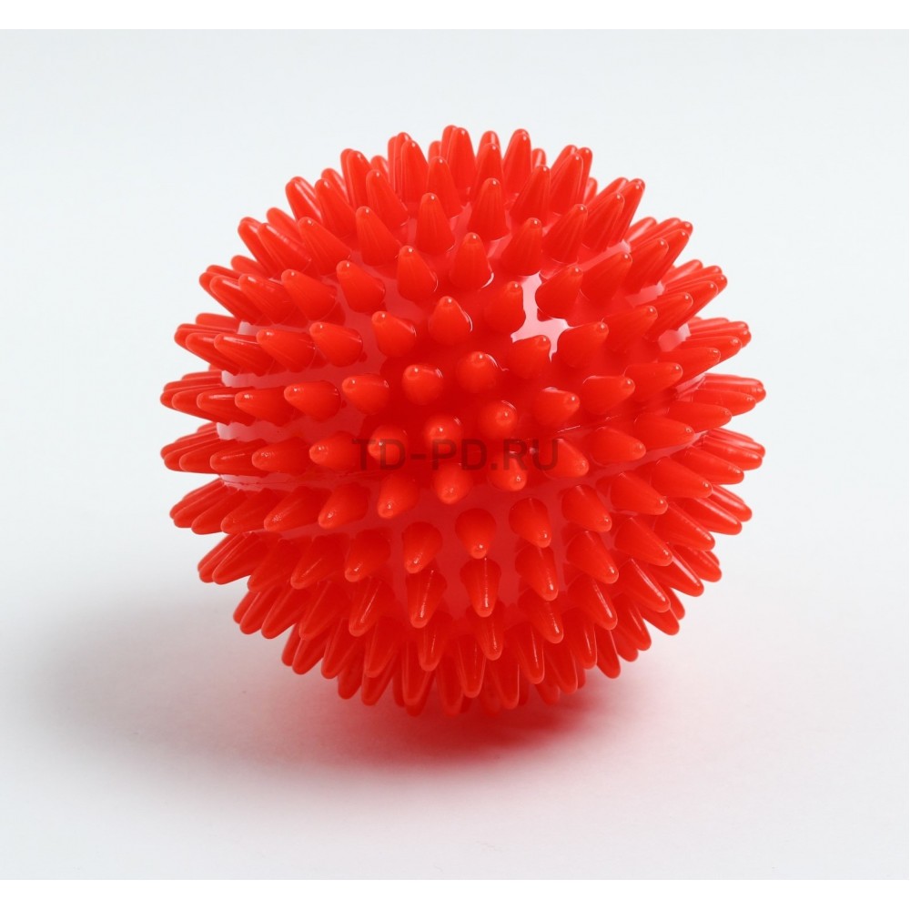 Мяч массажный d = 9 см., цвет красный
