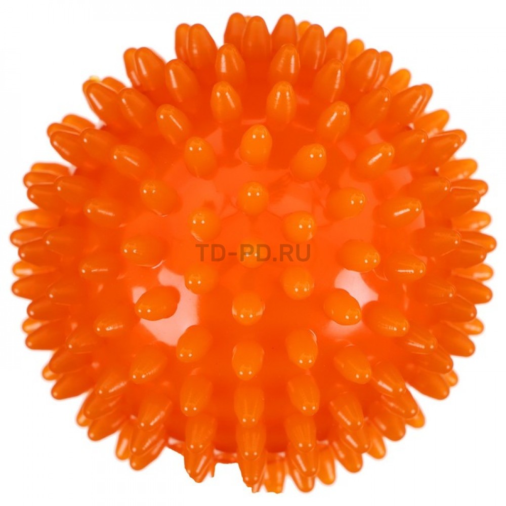 Мяч массажный «Ёжик», d= 5.5 см, цвет оранжевый