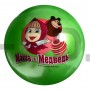Мяч «Маша и Медведь», с наклейкой, ПВХ, 23 см