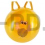 Мяч попрыгун «Пчёлка» с ушками, d=45 см, 380 г, цвет жёлтый