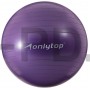 Фитбол ONLYTOP, d=65 см, 900 г, антивзрыв, цвет фиолетовый