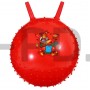 Мяч прыгун с рожками «Счастливые улыбки», массажный, d=45 см, 350 г, МИКС