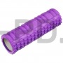 Роллер для йоги, массажный, 30 х 10 см, цвет фиолетовый