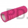 Роллер для йоги, массажный, 30 х 10 см, цвет розовый