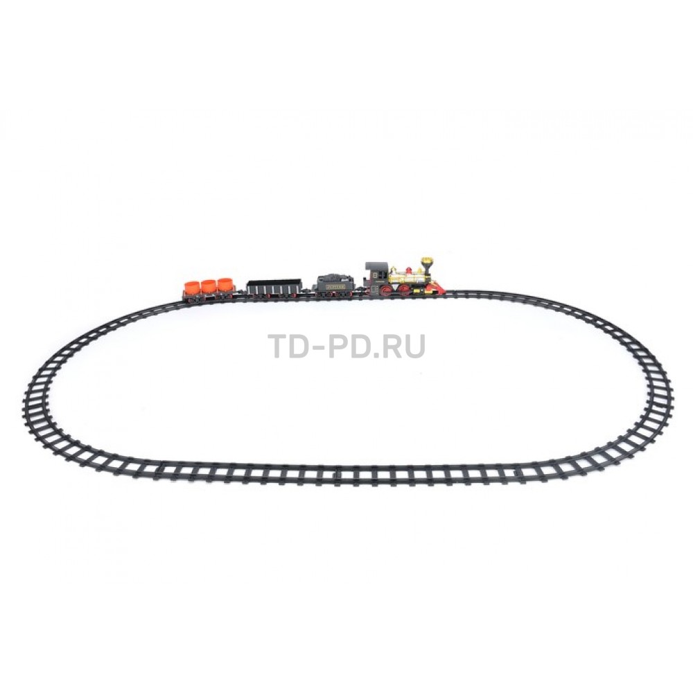 Железная дорога «Классический грузовой поезд», с дымовыми эффектами, протяжённость пути 2,72 м