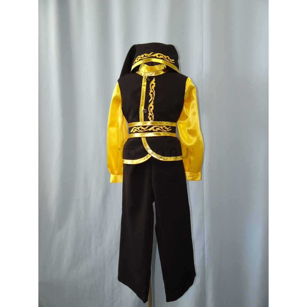 Казахский мальчик (рубашка,жилет,пояс,головной убор)