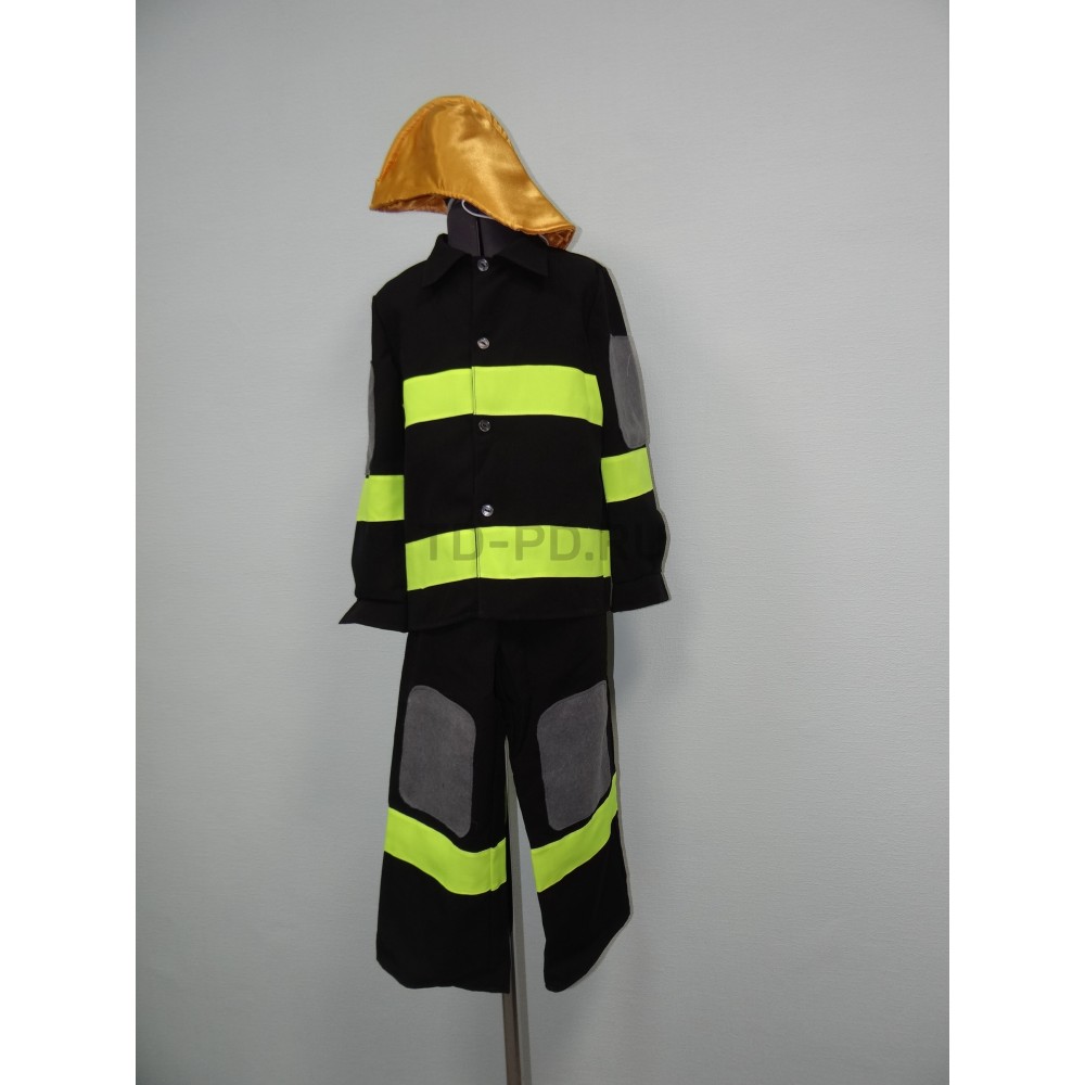 Пожарный(куртка,брюки,каска)