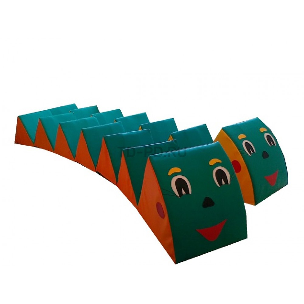 Детский игровой набор мягких модулей «Гусеница»