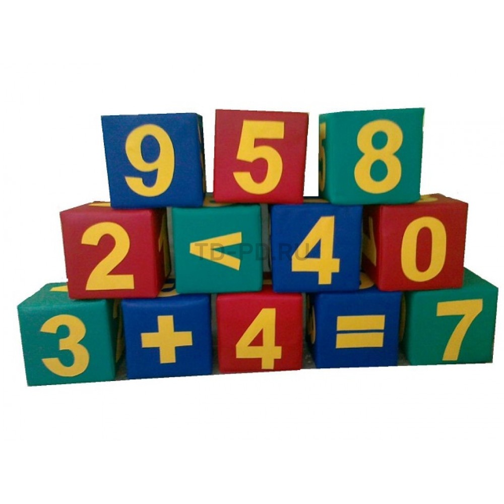 Игровой познавательный набор мягких модулей «Числа».