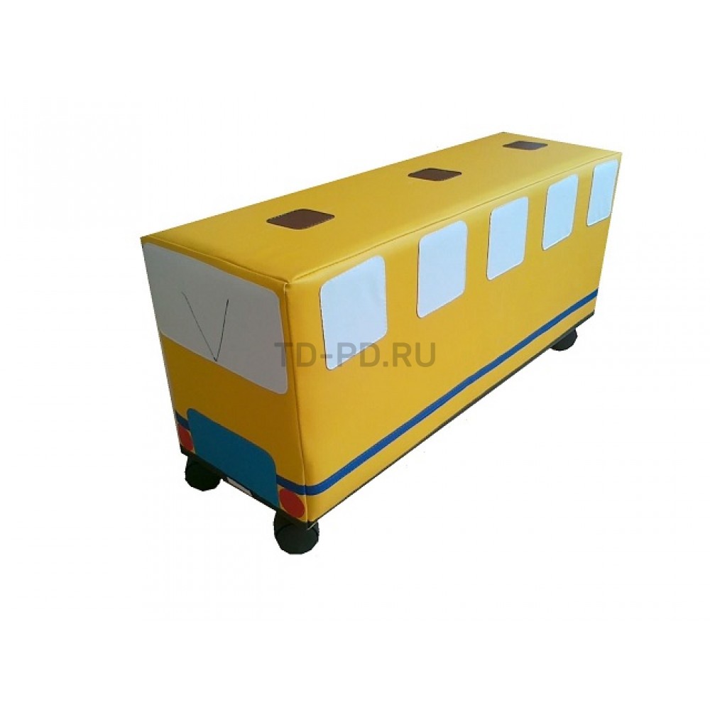 Мягкий модуль Машина на колесах "Автобус"