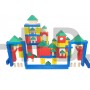 Конструктор детский "Строитель" настольный 150 элементов (краска/лак)Строительный набор М.И. Агаповой.