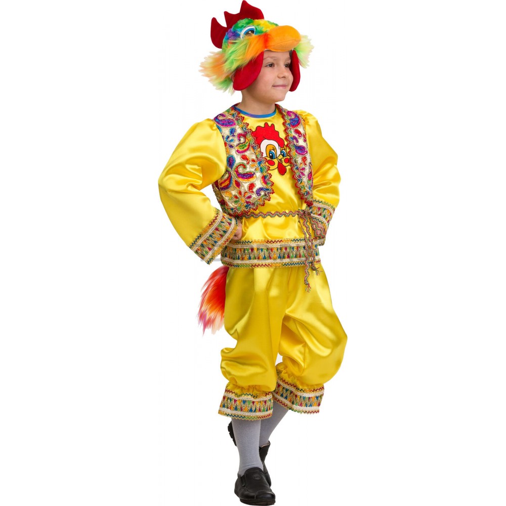 Карнавальный костюм для мальчиков "Петушок Кукарека"