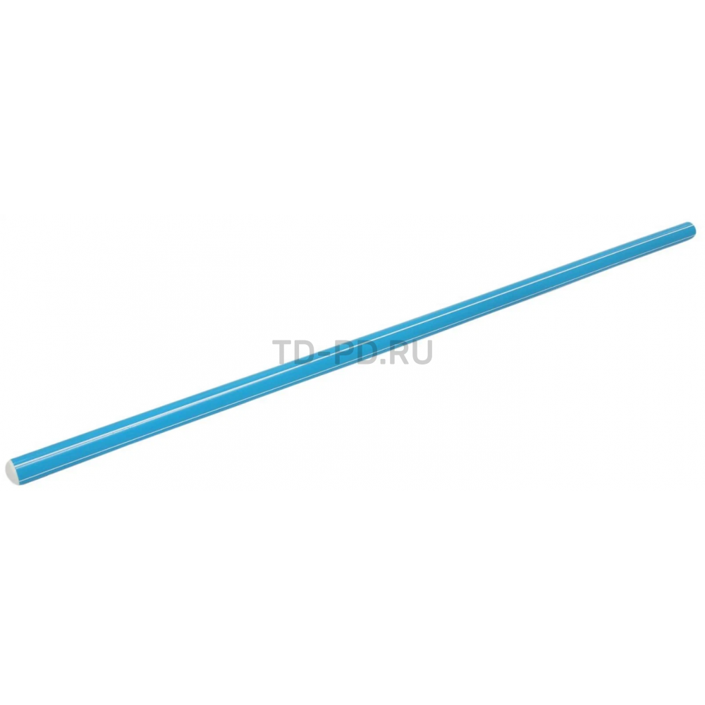 Палка гимнастическая 70 см, цвет: голубой